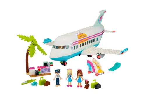 LEGO LEGO Friends Series Heart Lake City Plane Plastic Building Blocks 574pcs 41429