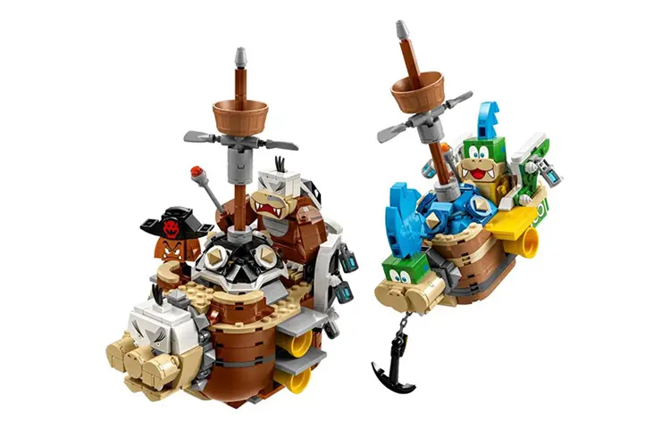 LEGO LEGO Super Mario Series Larry and Morton's Airship Expansion Level Building Blocks 1062pcs 71427