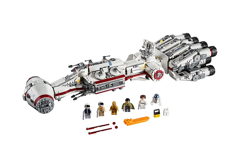 LEGO LEGO Star Wars Series Star Wars Characters Tandiv IV Spaceship Deluxe Collector's Edition Building Blocks 1001-2000pcs 75244