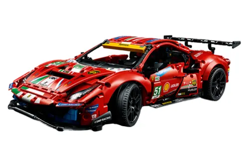 LEGO LEGO Technic set Ferrari 488 GTE movable building blocks 1001-2000pcs 42125