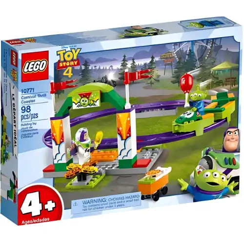 LEGO LEGO Disney Series Carnival Crazy Roller Coaster Plastic Building Blocks 98pcs 10771