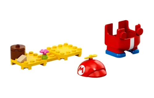 LEGO LEGO Propeller Mario Booster Pack Mario Plastic Building Blocks 0-300pcs 71371