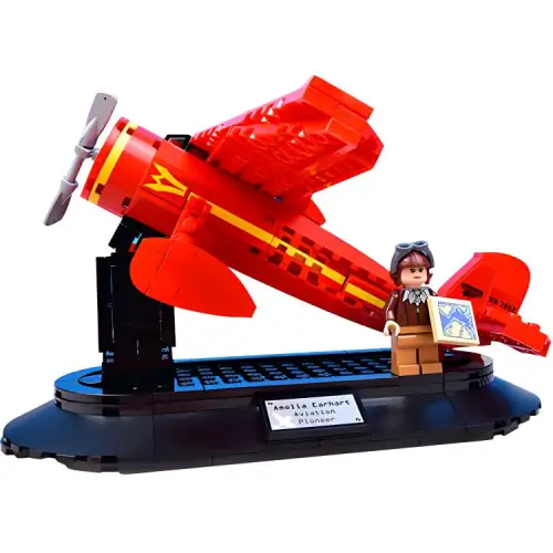 LEGO LEGO Classic Series Tributes to Aviation Pioneer Female Pilot Amelia Earhart Comfort Building Bricks 0-300 40450
