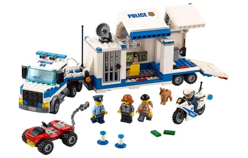 LEGO LEGO Mobile Command Center City Series Assembly Plastic Building Blocks 301-600pcs 60139