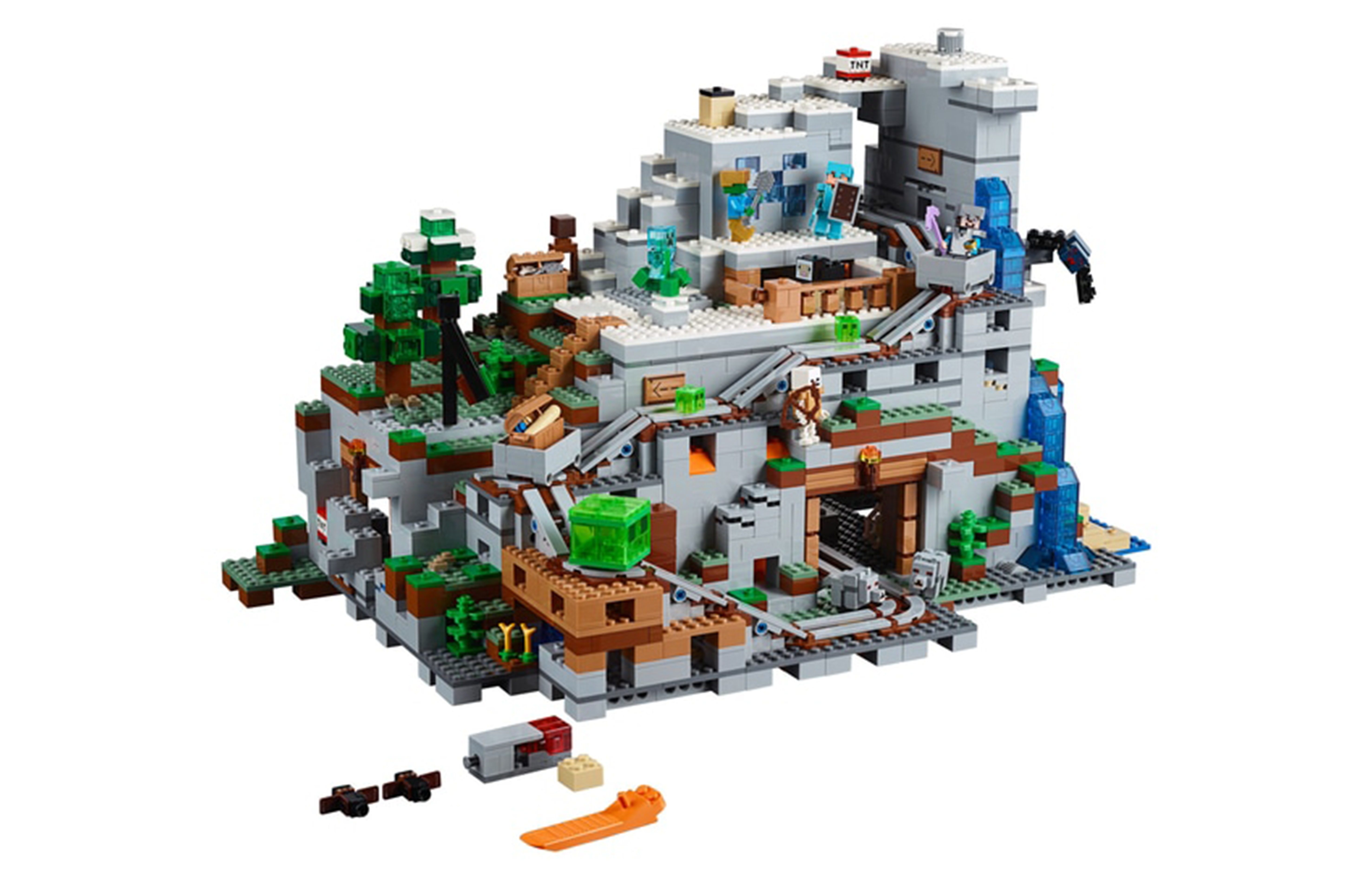 LEGO LEGO Minecraft Series Minecraft Cave Toys Building Blocks 2001-5000pcs 21137