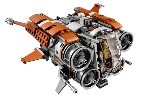 LEGO LEGO Star Wars Series Character Jakku Quadruple Spaceship Hands-On Building Bricks 300-600 Pieces 75178