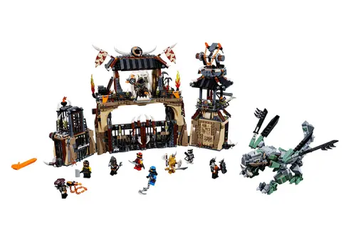 LEGO LEGO Ninjago Series Dragon Catching Tribe Base Camp Bricks 1660pcs 70655