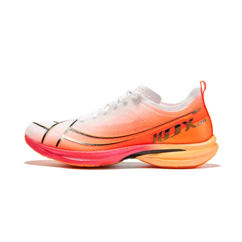 Xtep Xtep 100 2.5pro, dedicated for physical examination, non-slip, wear-resistant, rebound, lightweight, shock-absorbing support, children's running shoes, laser red high-gloss orange, children's model