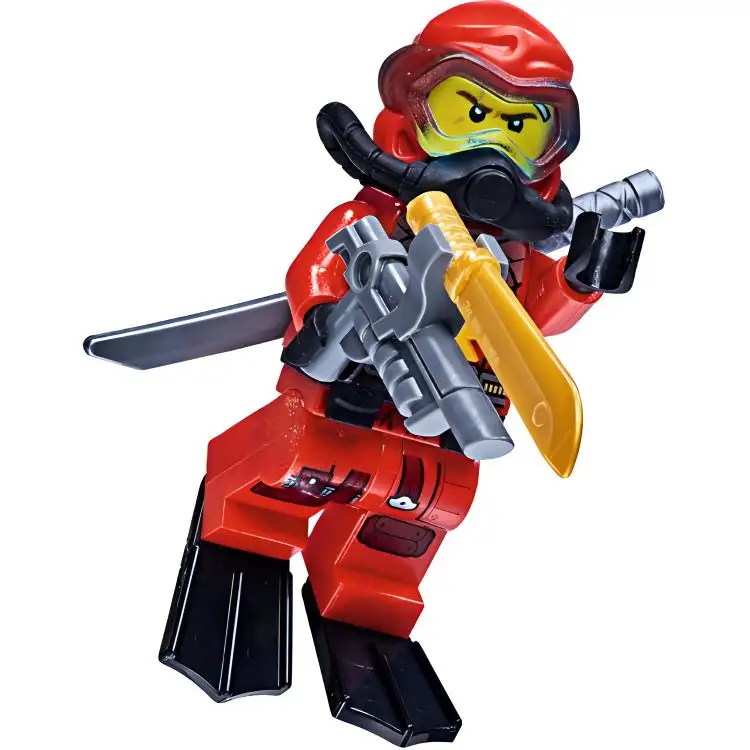 LEGO LEGO Ninjas series Kai with scuba device (with Ninjas Episode 56 magazine) Building blocks 0-300 21072010110197