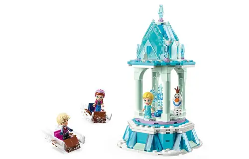 LEGO LEGO Disney Series Anna and Elsa's Revolving Palace Building Blocks 175pcs 43218