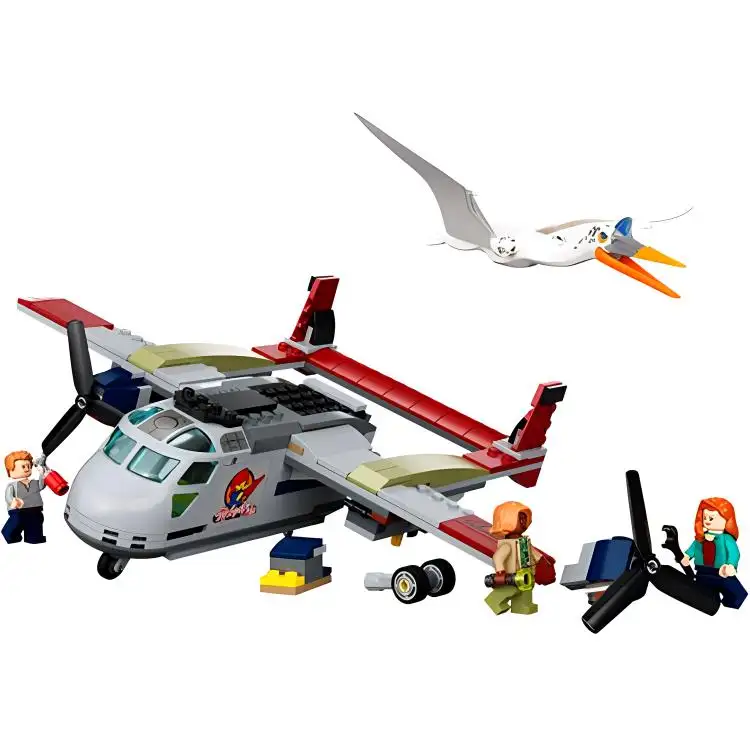 LEGO LEGO Jurassic World Series Aerodactyl's Plane Ambush Plastic Building Blocks 306pcs 76947