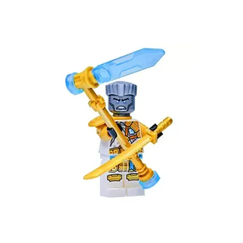 LEGO LEGO Ninjago Series Golden Praise Minifigure (Comes with Ninjago Episode 73 Magazine) Ice Scythe Building Blocks 0-300pcs LEGO-2309-0058