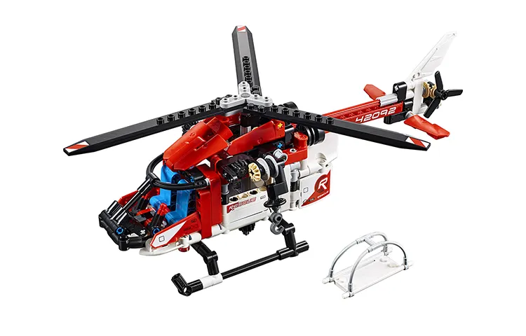 LEGO LEGO Technic Set Rescue Helicopter Bricks 301-600pcs 42092