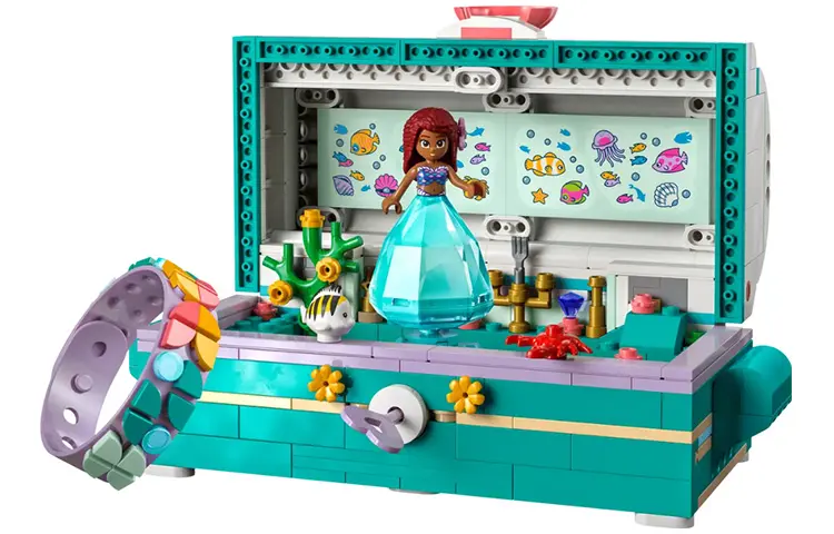 LEGO LEGO Disney Series Ariel's Treasure Chest Building Blocks 370pcs 43229