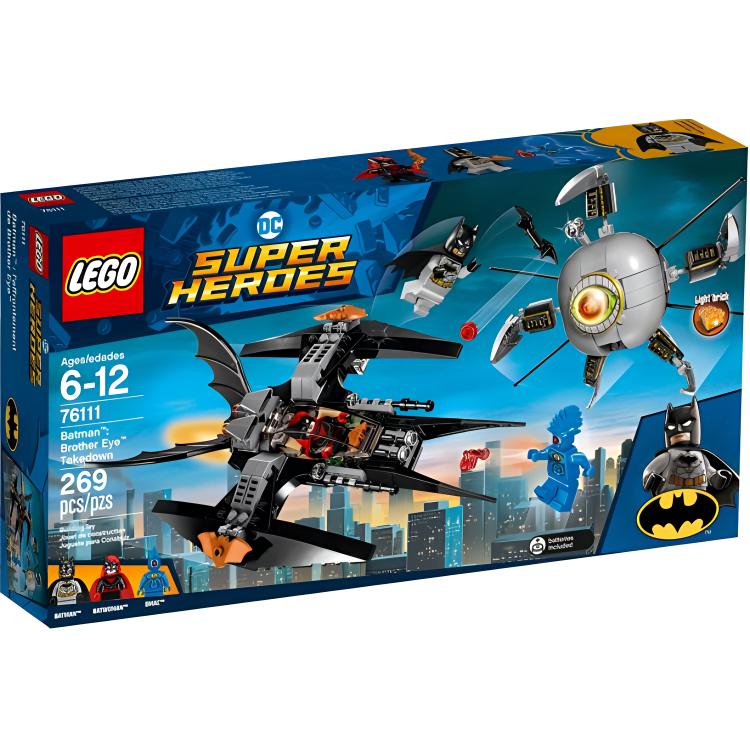 LEGO LEGO DC Universe Batman Showdown Brother Eyes Exquisite and Beautiful Building Bricks 269pcs 76111
