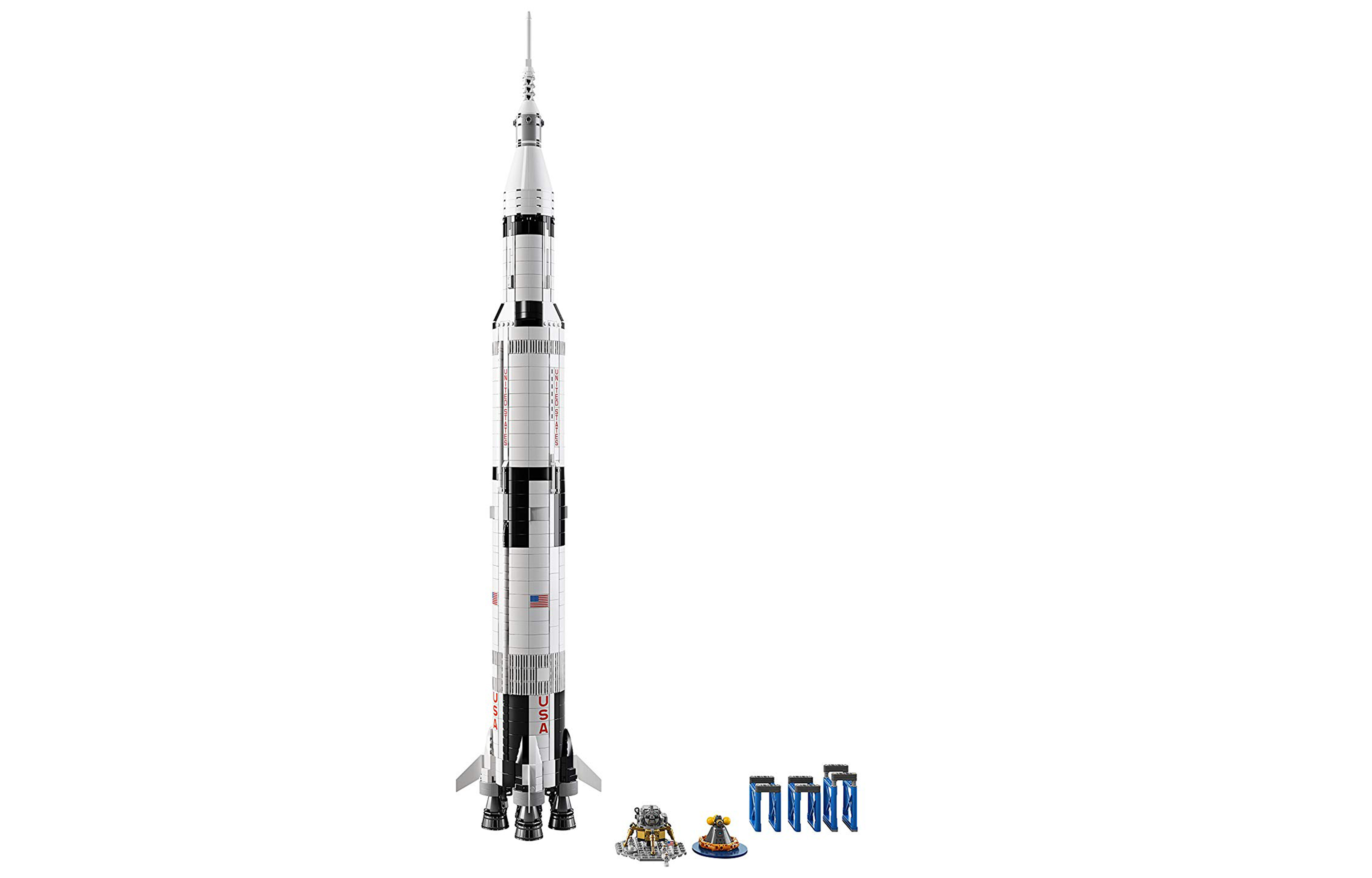 LEGO LEGO IDEAS Series Apollo Saturn 5 Building Bricks 1969pcs 21309