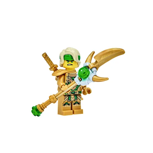 LEGO LEGO Ninjago series Golden Ghost Lloyd (comes with Ninjago episode 68 magazine) Energy Trident building blocks 0-300pcs 21072010110249