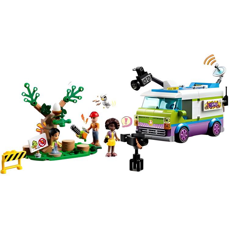 LEGO LEGO Friends Series News Cart Building Bricks 446pcs 41749