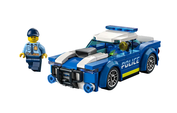 Конструктор LEGO Город: Полицейская машина (бело-синий)