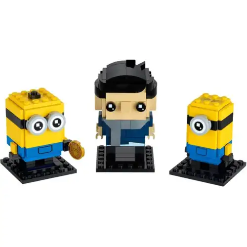LEGO LEGO Minions Brickhead Series Gru, Stewart and Odol Limited Edition Building Bricks 0-300pcs 40420
