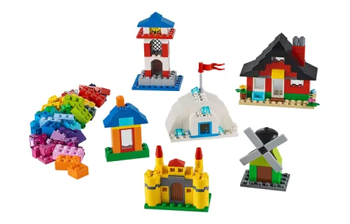 LEGO LEGO house building blocks classic creative plastic building blocks 0-300pcs 11008