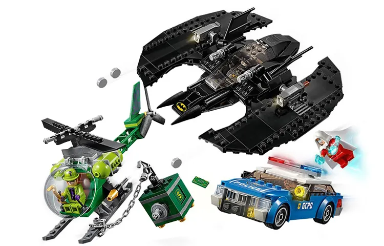 LEGO LEGO Batman Series Batman: The Riddler Heist Plastic Building Blocks 301-600pcs 76120