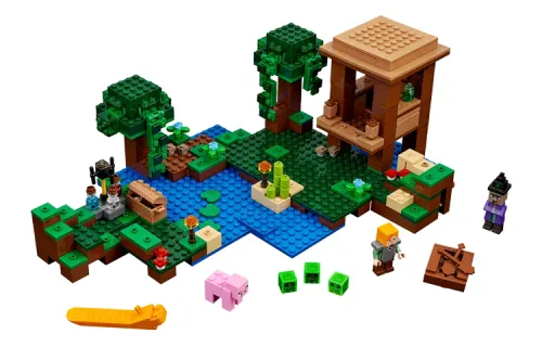 LEGO LEGO Minecraft Series Witch House Plastic Building Blocks 502pcs 21133