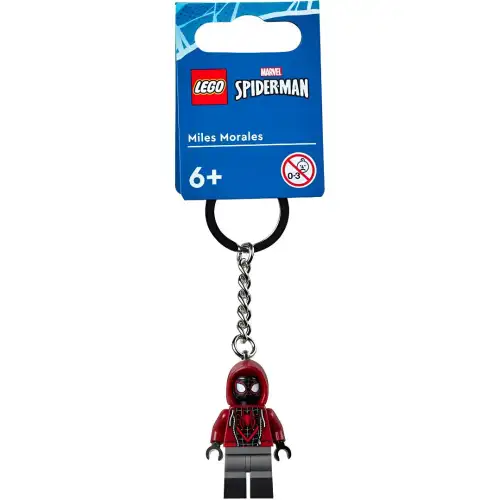 LEGO LEGO Superhero Series Marvel Spider-Man Miles Morales Minifigure Pendant Key Chain Building Blocks 0-300pcs 854153
