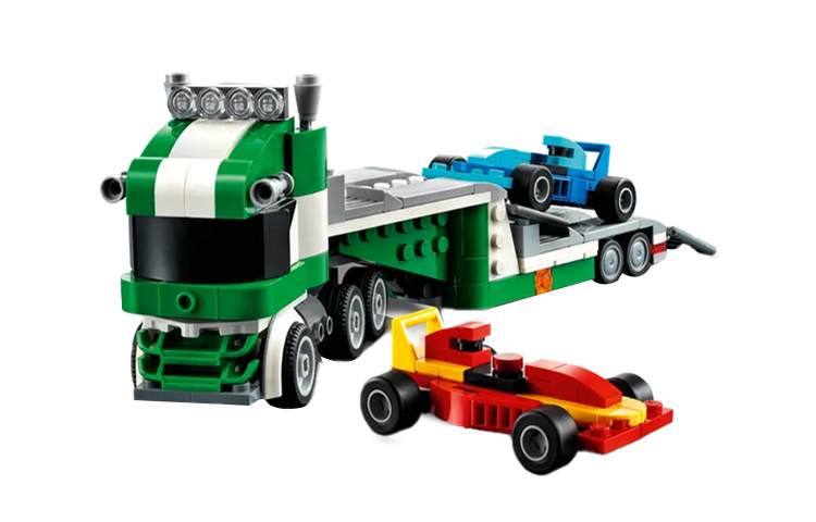 LEGO LEGO Creator 3-in-1 Car Model Racing Transporter Plastic Building Blocks 301-600pcs 31113