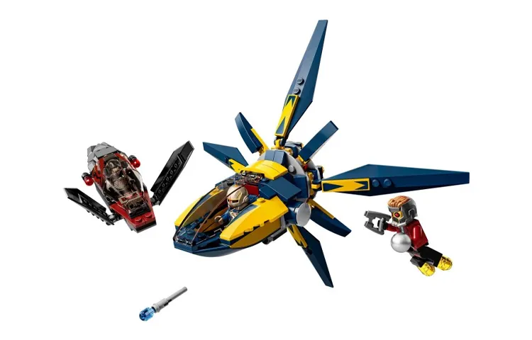 LEGO LEGO Superhero Series Guardians of the Galaxy Interstellar Weapon Showdown Plastic Building Blocks 196pcs 76019