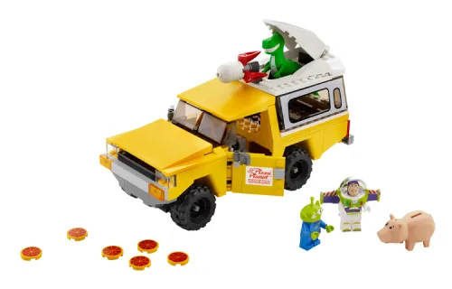 LEGO LEGO x Disney/Disney Disney Buzz Lightyear Eyeboy Cuddlesaurus Ham Toy Story Series Pizza Planet Vending Car Exquisite Assembly Plastic Building Blocks 224pcs 7598