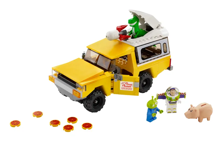 LEGO LEGO x Disney/Disney Disney Buzz Lightyear Eyeboy Cuddlesaurus Ham Toy Story Series Pizza Planet Vending Car Exquisite Assembly Plastic Building Blocks 224pcs 7598