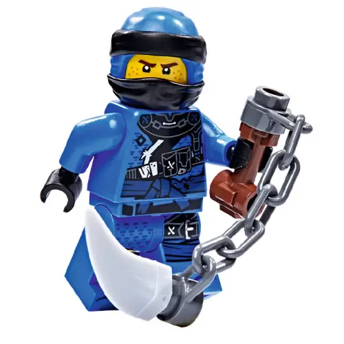 LEGO LEGO Ninjago Series Jay (Comes with Episode 21 Magazine) Spiked Nunchucks Minifigures Building Blocks 0-300pcs 21072010110055