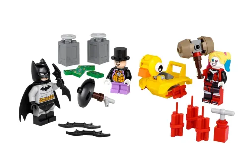 LEGO LEGO Batman vs Penguin and Harley Quinn Creative Building Blocks 63pcs 40453
