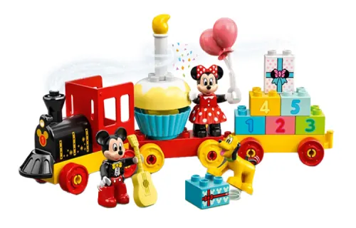 LEGO LEGO Disney Series Mickey and Minnie's Train Puzzle Building Blocks 22pcs 10941