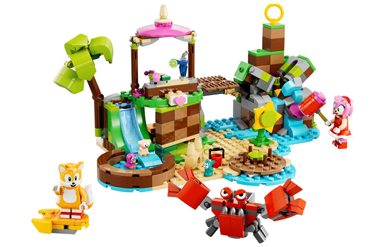 LEGO LEGO Sonic Series Amy's Animal Rescue Island Building Blocks 388pcs 76992