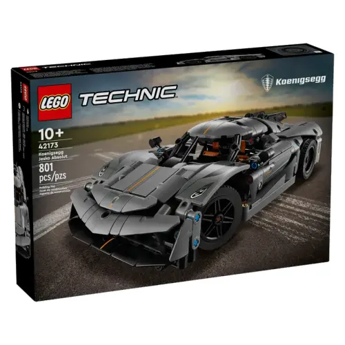 LEGO LEGO Technic Koenigsegg Jesko Absolut Gray Supercar Bricks 801pcs 42173