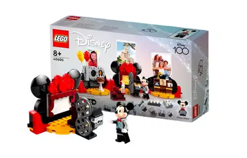 LEGO LEGO Disney Series Mickey Projector Disney 100th Anniversary Limited Building Bricks 301-600pcs 40600
