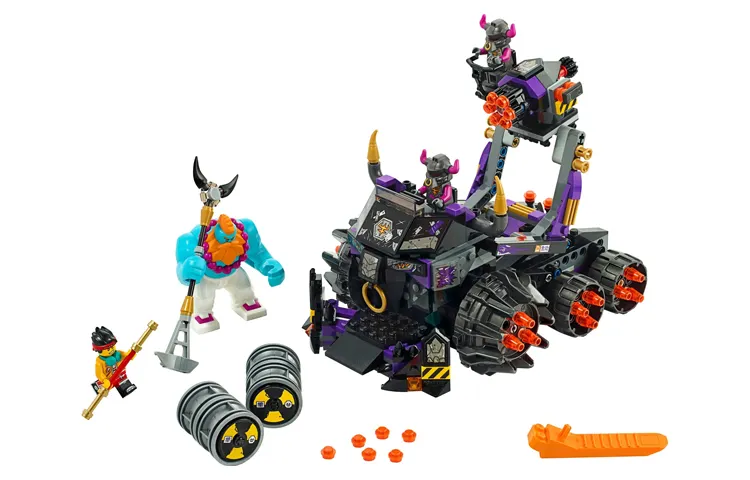 LEGO LEGO Monkey King Series Bull Demon Dark Chariot Plastic Building Blocks 430pcs 80007
