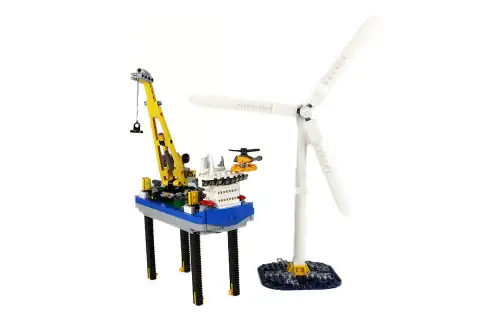 LEGO LEGO offshore wind drilling platform limited edition employee gift building blocks 301-600pcs 4002015