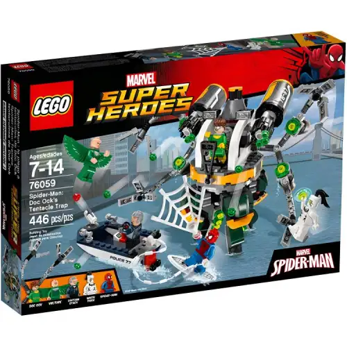 LEGO LEGO Superhero Series Doctor Octopus's Tentacle Trap Plastic Building Blocks 446pcs 76059