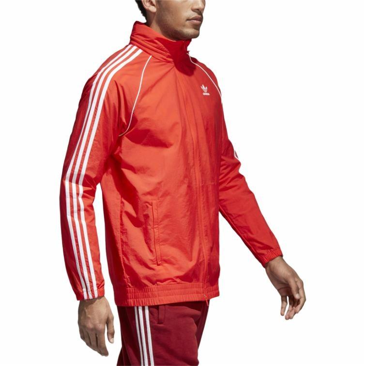 Мужская куртка adidas originals (красная) — фото 8