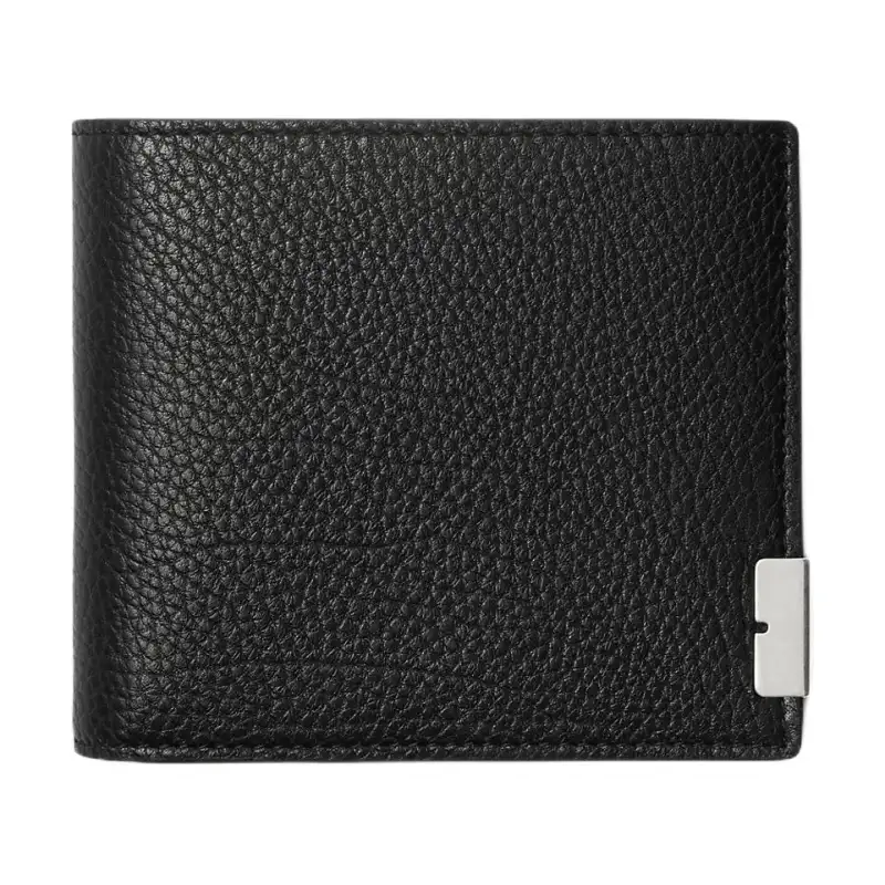 Burberry Calfskin Wallet Men's Black