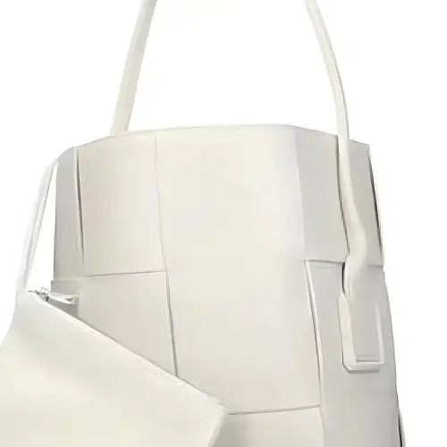 Bottega Veneta Leather Handbag, Shoulder Bag Women's White