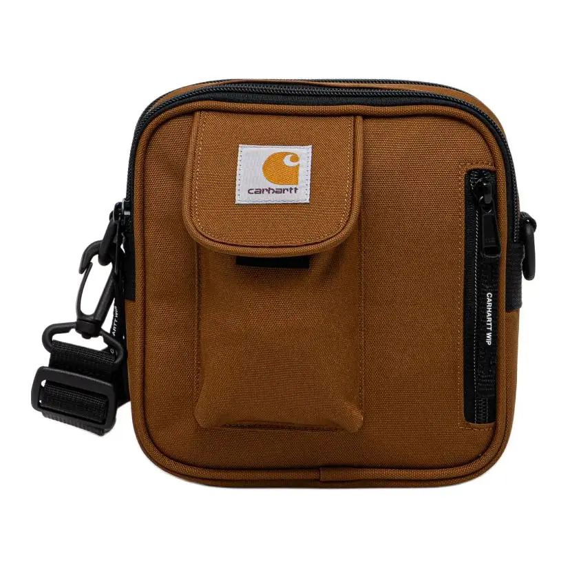 Carhartt WIP Polyester Crossbody Bag, Shoulder Bag Small Unisex Caramel Brown