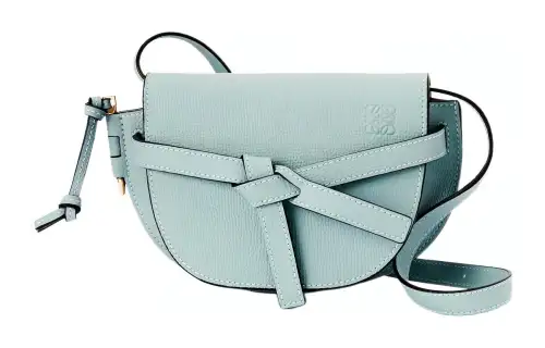 LOEWE Commute Pebble Calfskin Bowknot Bag Shoulder Bag Regular Women's Green