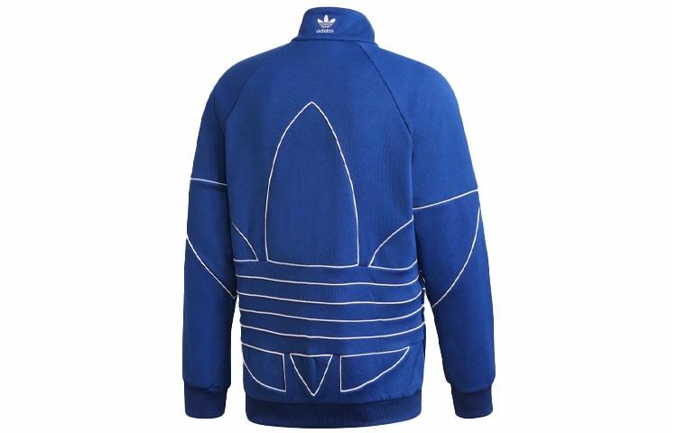 Мужская куртка adidas originals B Tf Out Ply Tt Logo (синяя) — фото 2