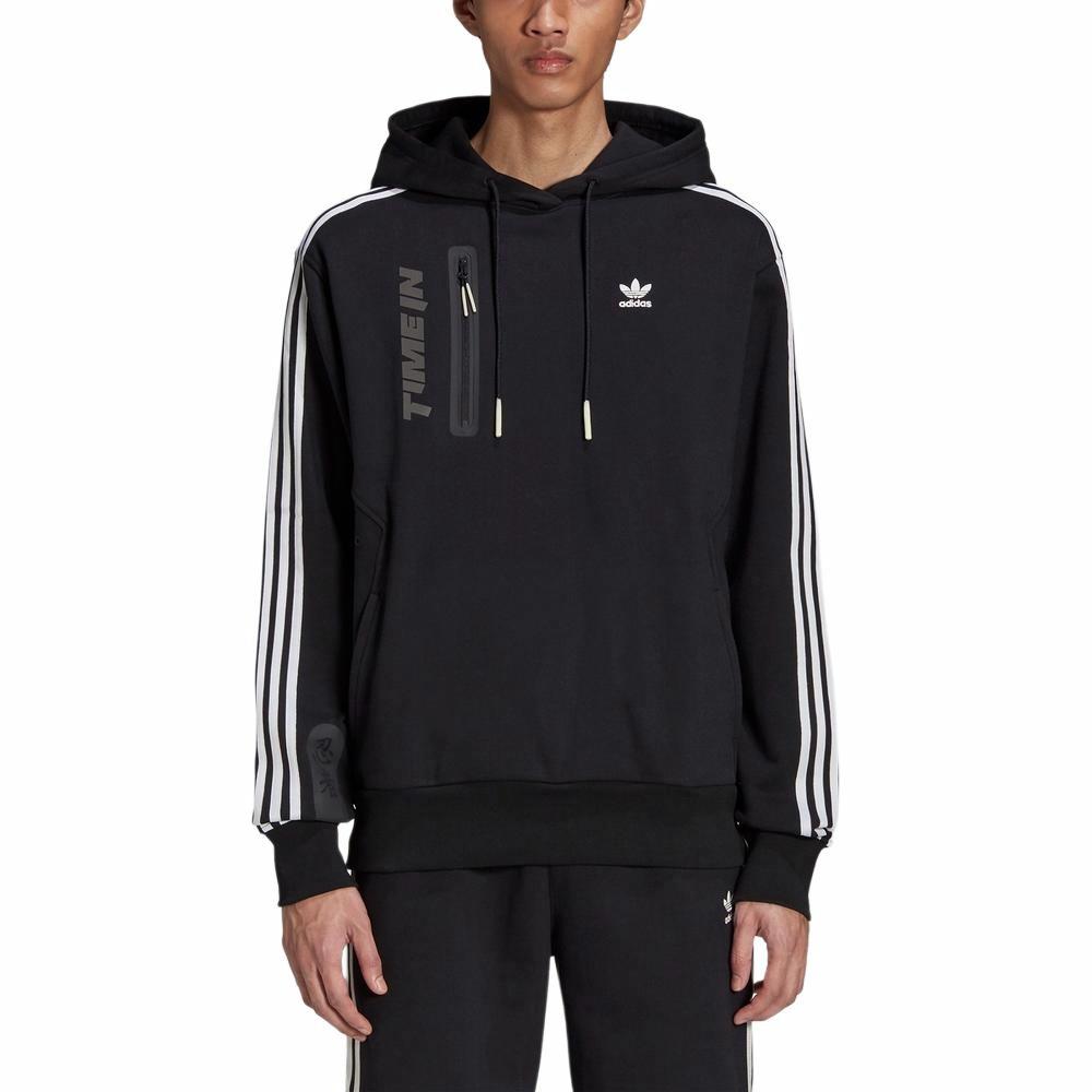 Мужское худи adidas originals Ninja Hoodie (черное) — фото 2