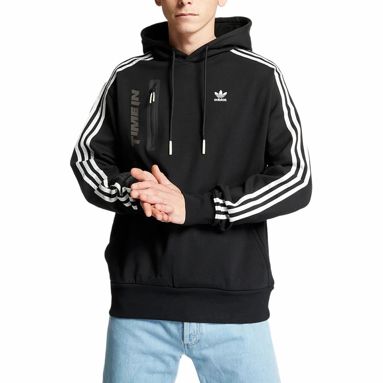 Мужское худи adidas originals Ninja Hoodie (черное) — фото 3