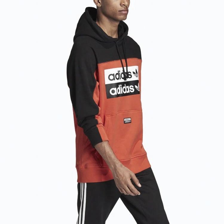 Мужские худи adidas originals (оранжевый) — фото 4